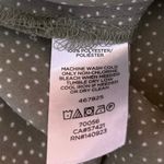 Ann Taylor LOFT Green Polka Dots Short Sleeve Ruffle Babydoll Blouse Top Size S Photo 3