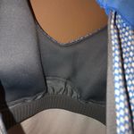 Nike Dri-Fit Racerback Sports Bra Tank Top Geometric Blue Small Photo 5