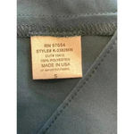 Krisa NWT  Halter Asymmetrical Ruffle Mini Dress Teal Green Size Small Photo 7