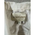 Pilcro  and The Letterpress Jacket Womens Medium White Denim Distressed‎ Stretch Photo 3