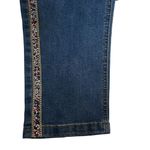 V Christina Womens 10 Medium Wash Tapered Leg Sequin Jean Blue Photo 5