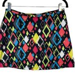 Pro Tour Womens Athletic Golf Tennis Skirt Sz Small Abstract Geometric Print Black Photo 0