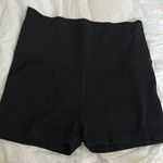 Aerie Ribbed Seamless Black Biker Shorts Photo 0