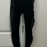 Alice + Olivia Black Pleather Skinny Pants Size XS Photo 0