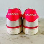 Coach  Chalk Neon Pink Lowline Low Top Sneakers - US 9.5 Photo 6