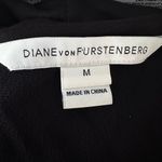Diane Von Furstenberg DVF  Joylyn Embellished Sequin Shift Dress Black/Silver Siz Photo 4