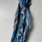 Blue and Gray Patterned Stretchy Hair Accessories Headband New in Package Photo 3