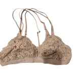 Aerie Beige Lace bralette bra intimate tan pink wireless Photo 0
