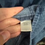 Christopher & Banks  Blue Jean Jumper Sleeveless Dress Women's Size Large Cotton Photo 5