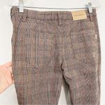 Retrofête retrofete Ruched Leg Skinny Pants Houndstooth Plaid Photo 5