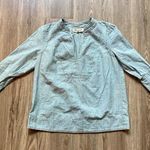 Madewell Light Wash Chambray Top Size XS Photo 0