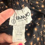 Banjo • Western Tiered Skirt Aztec Cowgirl Vtg Burnt Orange Black Southwest Lg Photo 3