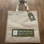 Eminence Organic Skincare Jute Tote Bag (Large) Brand New Photo 0