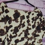 Talbots  PETITES LINEN BLEND BURLAP PUFF SLEEVE SQUARE NECK ABSTRACT DRESS 16P Photo 7