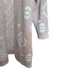 Savanna Jane Cardigan Womens Large Multicolor Boho Print Chunky Open Duster Photo 4