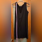 Mark Fore & Strike 2pc Knit Sleeveless Black Shift Dress Match S/S Jacket Fish Size M Photo 5