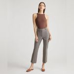 Quince NWT  Second Skin High Neck Cocoa Brown Bodysuit Sz M Photo 4