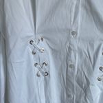 White House | Black Market NWT BHWM Grommet Poplin Shirt Photo 3