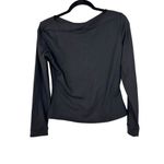 Capezio V Neck Long Sleeve Skatewear Black Top Women's Size Large NEW with Tags Photo 3