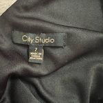 City Studio Womens Black Lace Glitter
Crop Top Blouse Photo 6