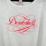 Victoria's Secret  Bombshell Top XL White Burnout Semi Sheer Long Sleeve‎ Photo 2