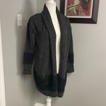 Vince  grey wool cardigan oversized chunky colorblock size XXS long two toned Photo 1