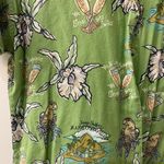 Jimmy Buffett Margaritaville Button Up Tee Green Size M Photo 3