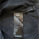 Free People  Black Faux Suede Mini Skirt Size L Photo 5