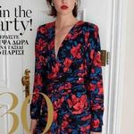 Saint Laurent NWOT  Floral Print Dress Fr 34 Photo 4