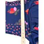 Boden Womens Size 4 Floral Fit & Flare Dress Blue Pink Red Long Sleeve Size M Photo 5