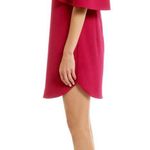 Trina Turk Madame Butterfly Cape Sleeve Shift Dress in Berry Pink size 2 Photo 8