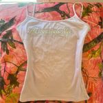 Aeropostale n.y.c. y2k vintage 2000s baby pink + white tank top cami Photo 3