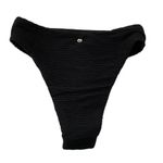 Seafolly High Rise Ribbed Black Bikini bottom Essentials 40609-640 Size 2 NWT Photo 7