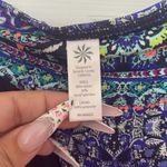 Athleta Blue Baja Paisley Swimsuit Bottoms Photo 5