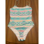 Chubbies  Women’s One-Piece Swimsuit XL Southwestern Aztec Print Adjustable Strap Photo 1