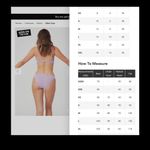 Cotton On thin strap high waisted side cheeky bottoms jacquard pink Photo 12