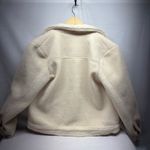 Daphnea Paris Cream Teddy Fleece Sherpa Trucker Jacket Size S Photo 7