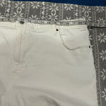 Abercrombie & Fitch Ultra High Rise 90s Straight Jean White Ripped Knee 20 Long Photo 10