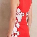 Yoana Baraschi Petaluma Fit & Flare Floral Sweater Knit Dress S Petite Red Ivory Photo 1