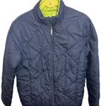 Faded Glory  Reversible Puffer Jacket Green/Blue Size Lg Sku 2601AA Photo 5