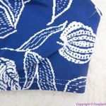 NEW Seea x Free People Georgia Gaia bikini top navy floral, XS Blue Photo 6