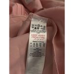 Boohoo  Occasion Maxi Dress Womens 12 Pink Chiffon Puff Sleeve Pleated Back Zip Photo 6