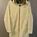 The North Face  Green Windwall Long Coat Photo 0