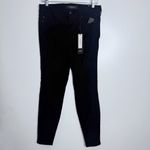 NWT Stitch Fix Liverpool Abby Ankle Suede Skinny Jean In Black Size 8/29 Photo 1