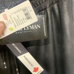 Womens Size 12 Frank Lyman Faux Leather Joggers Black NWT Photo 3