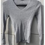 Active USA  Women's Size Large Gray Shirt Long Sleeve Top Blouse Photo 7