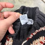 Vtg Halloween Pumpkin Harvest Embroidered Sweater M Grandma RARE Premimum Boho Black Size M Photo 3