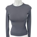 Princess Polly Arnim Gray Crewneck Long Sleeve Slim Pullover Tee T-shirt Top 2 Photo 7