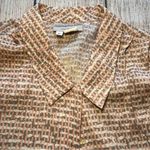 Vintage 80s Prestige Retro Button Up Blouse Top USA Made Womens Medium Pink Photo 1