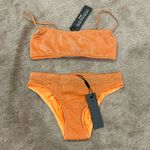 Triangl Mica Orange Glitter Bikini Set Size XS Photo 0